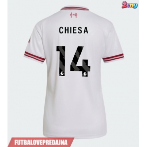 Lacne Ženy Futbalové dres Liverpool Federico Chiesa #14 2026-27 Krátky Rukáv - Preč